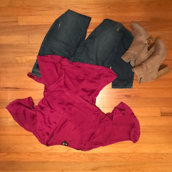 Dee Elly Kopari Wrap Blouse Small - Picture 2 of 3